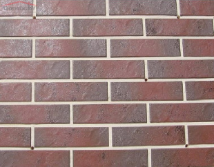 Клинкерная плитка Ceramika Paradyz Semir rosa фасадная структурная (6,6x24,5)